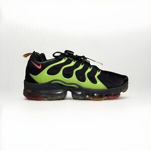 Nike Air VaporMax Plus Black Electric Green Ember Glow CU4884-001 Men’s 12